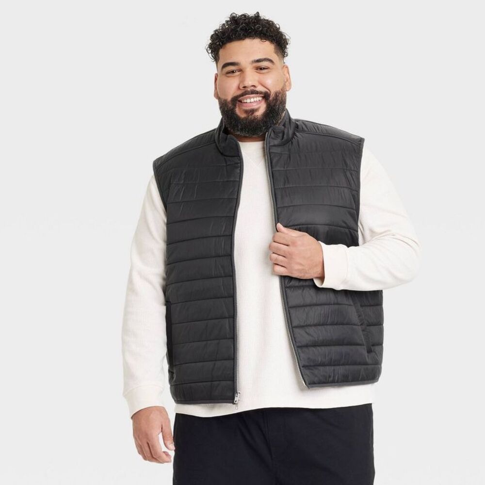 Men's Big & Tall Comfort Wear Vest - Goodfellow & Co Black 2XLT